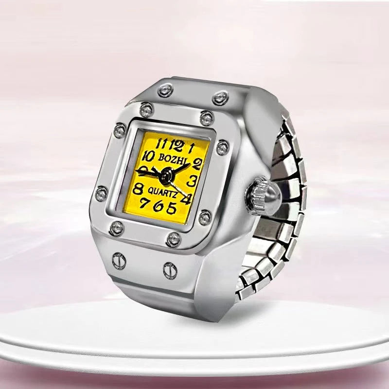 Vintage Y2K Finger Watch Rings