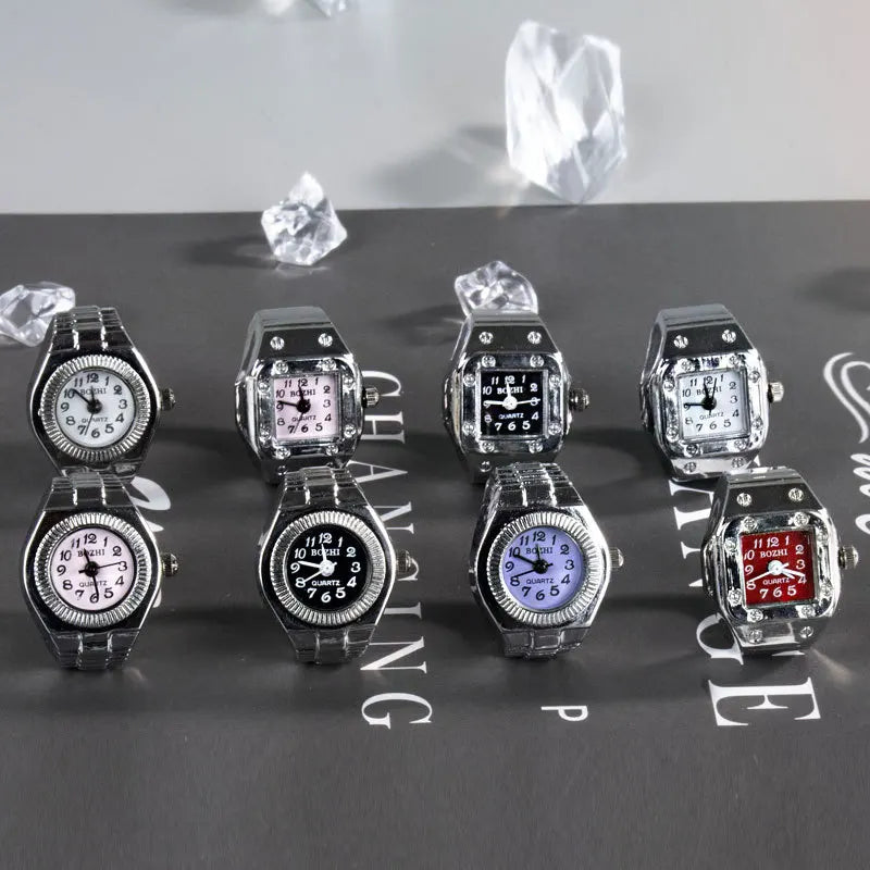 Vintage Y2K Finger Watch Rings